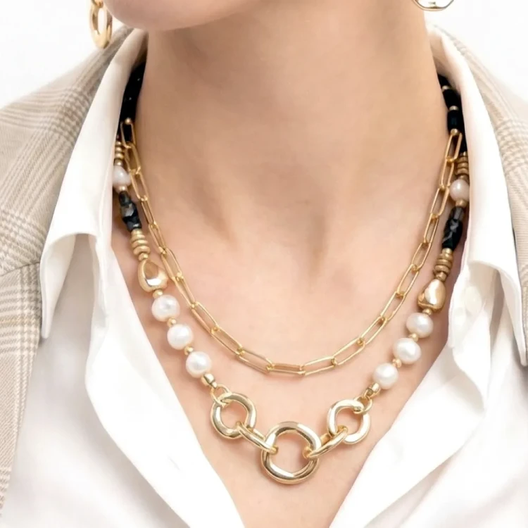 Колье Fiore Luna PEARL BCN09023-04 GI