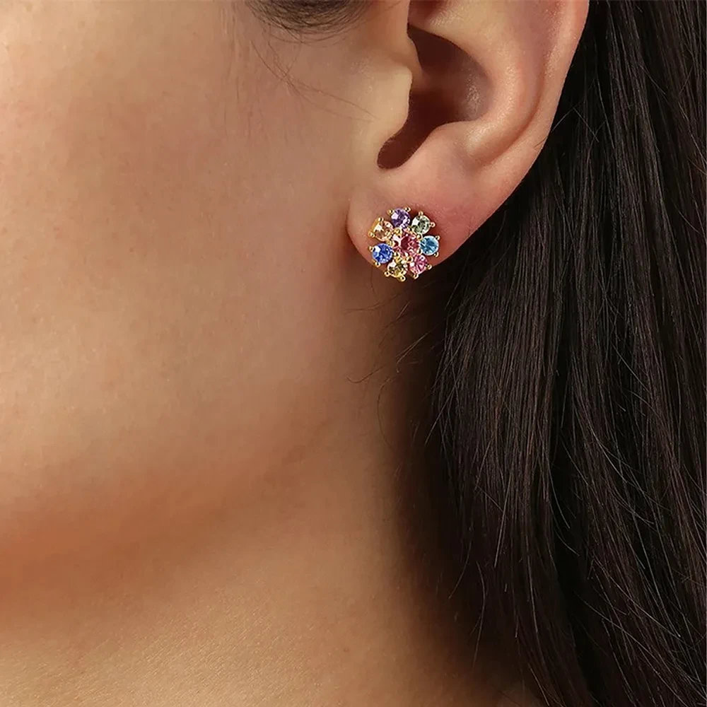Серьги Dyrberg Kern CARNEA SG PASTEL MULTI 460073