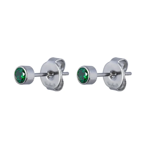 Пусеты Cubic zirconia Green Fiore Luna SWE0128 G S