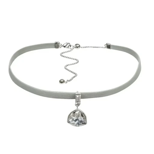 Колье Fiore Luna Crystal / Grey Leather B2110SW-N06.1 BW/S