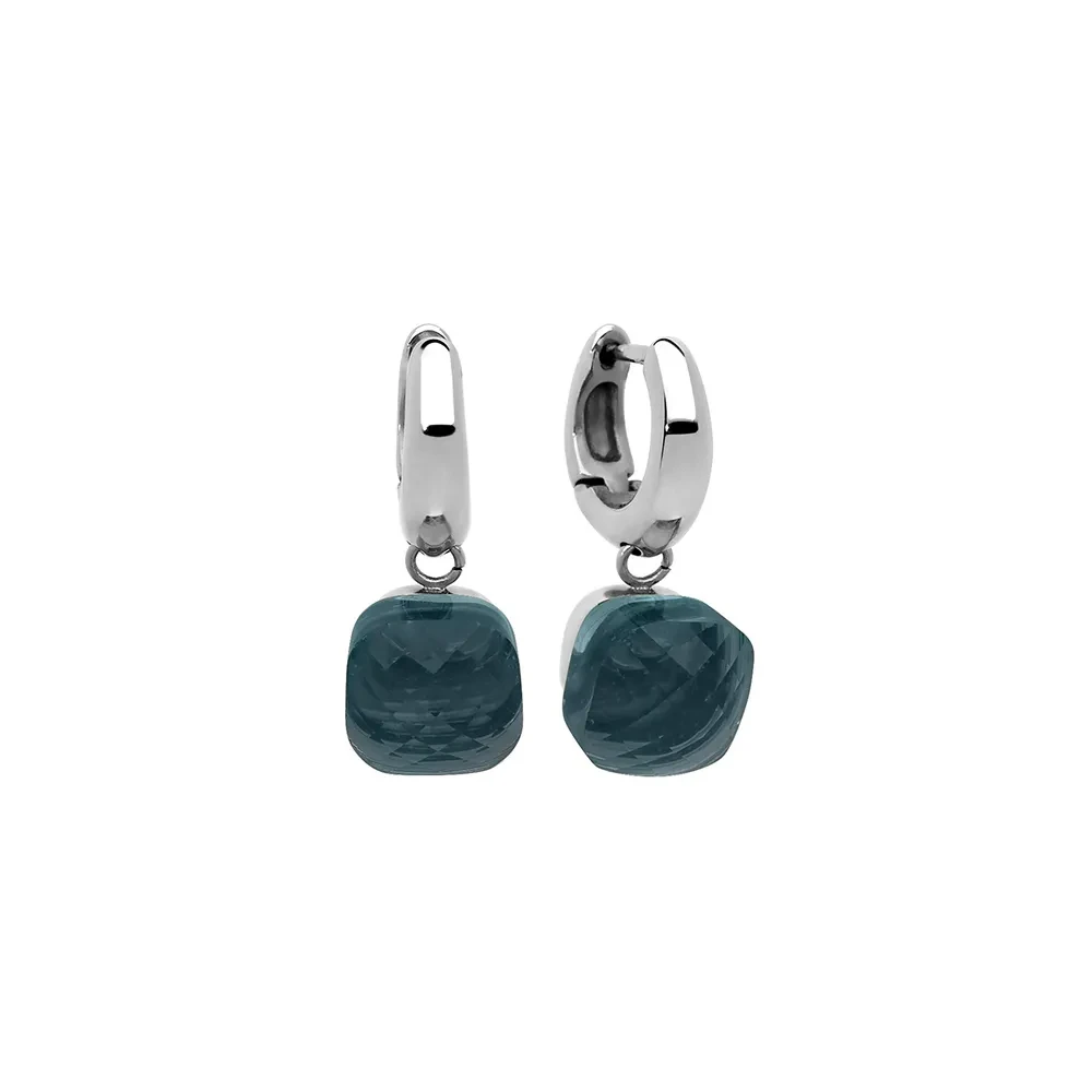 Серьги Qudo Firenze london blue 300024 BL/S