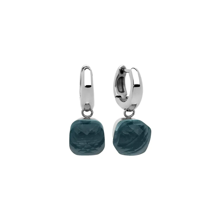 Серьги Qudo Firenze london blue 300024 BL/S