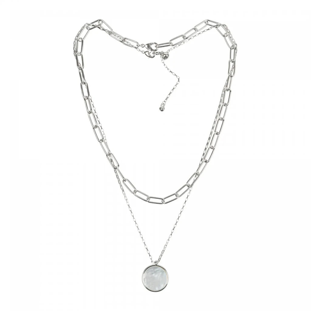 Колье Fiore Luna MOP B2003NM-N02.2 BW/S