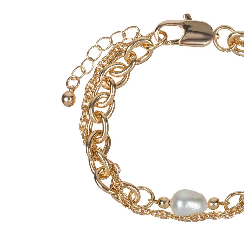 Браслет Fiora Luna Bella Pearle Сarabiner CL1012/MP G