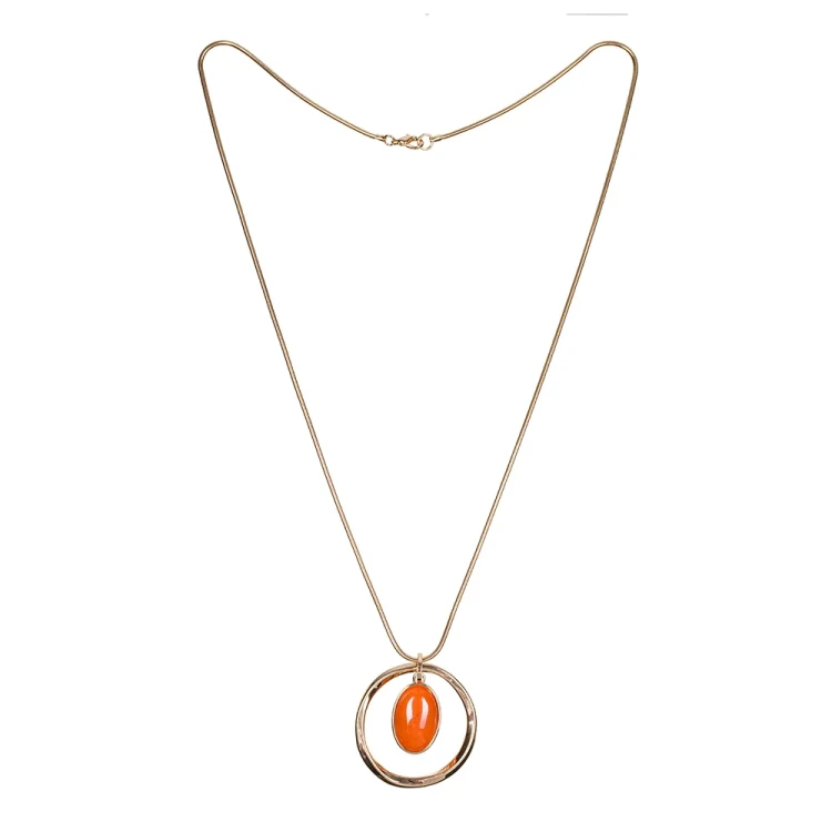 Колье Fiore Luna ORANGE OPAL LN5140 R/G