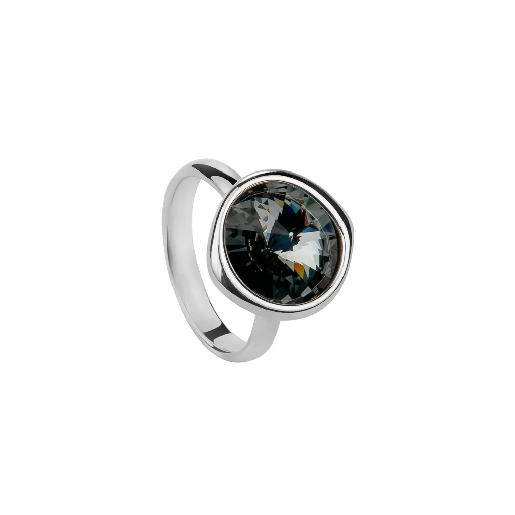 Кольцо Fiore Luna Silver Night K1902.3 BW/S