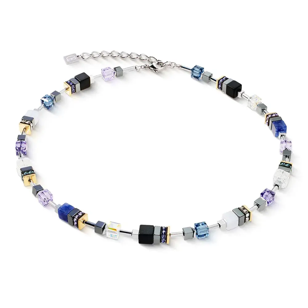 Колье Coeur de Lion Blue-Purple 3017/10-0708