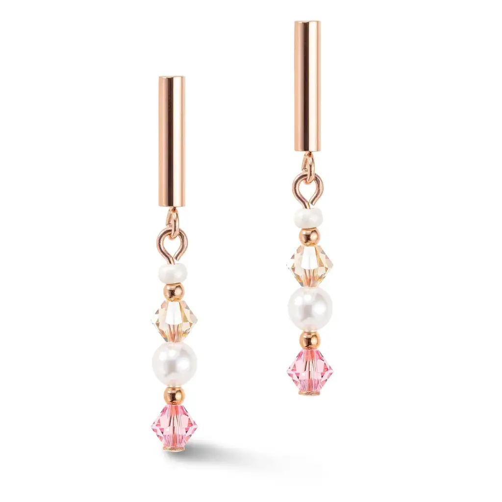 Пусеты Coeur de Lion Princess Light Rose 6022/21-1920