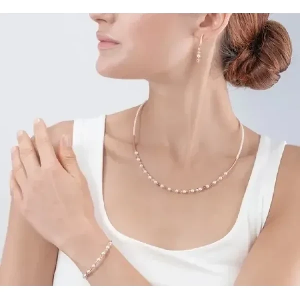 Пусеты Coeur de Lion Princess Light Rose 6022/21-1920