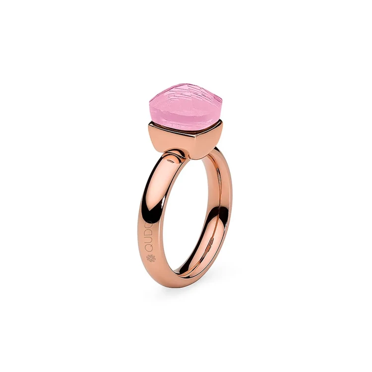 Кольцо Qudo Firenze light rose 17.2 мм 610279 R/RG