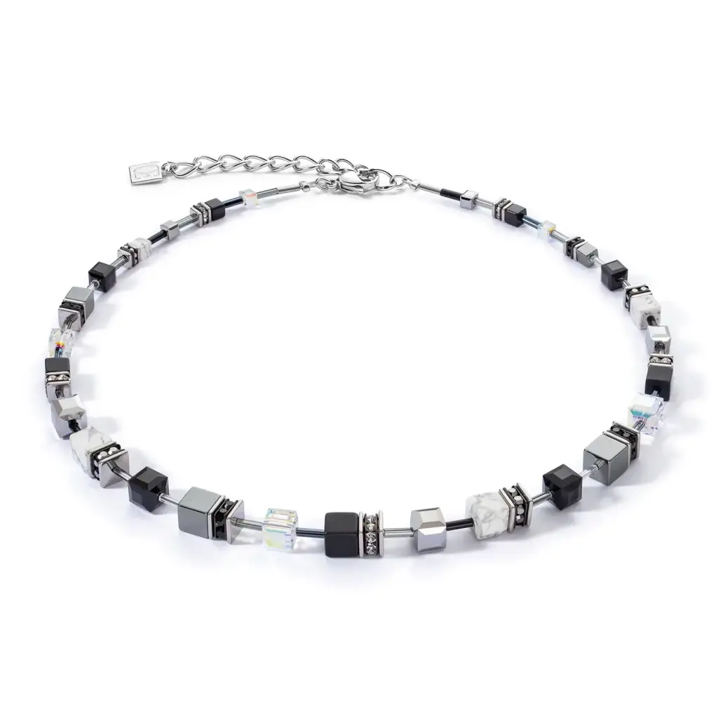 Колье Coeur de Lion Black-White 4530/10-1314