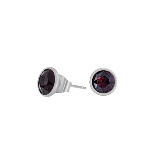 Fiore Luna Пусеты Burgundy SWE297 B RG