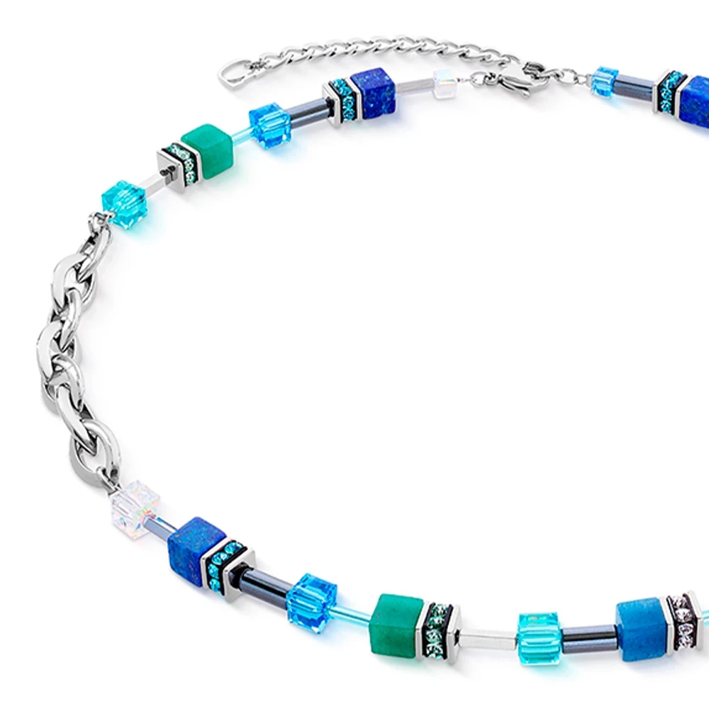 Колье Coeur de Lion Blue-Green 4524/10-0705