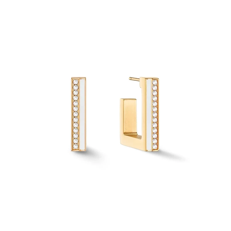 Пусеты COEUR DE LION White-Gold 0133/21-1416