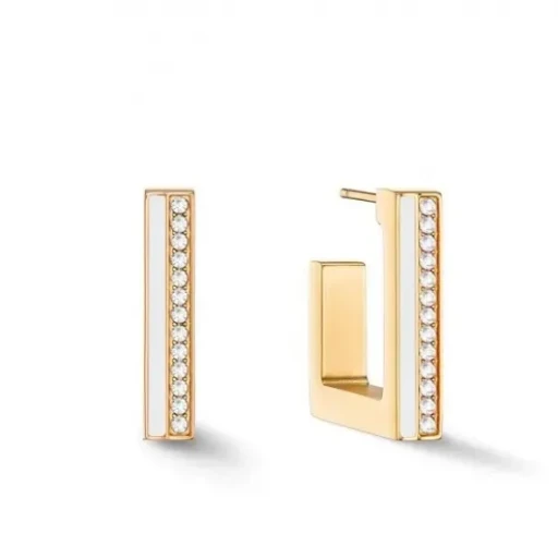 Пусеты COEUR DE LION White-Gold 0133/21-1416
