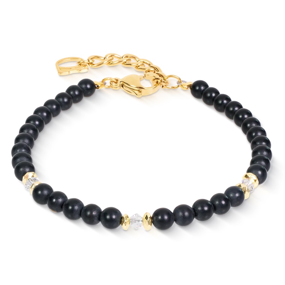 Браслет Coeur de Lion Black-Gold 2062/30-1316