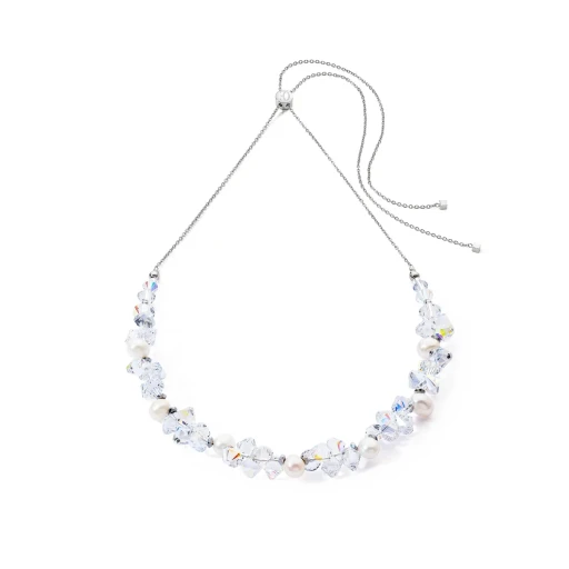 Колье Coeur de Lion White-Silver 1124/10-1417