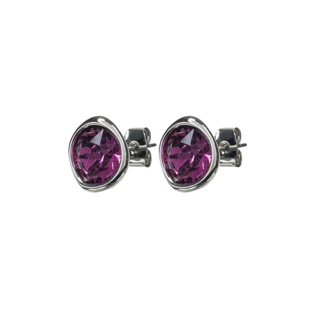 Fiore Luna Пусеты Amethyst A1909.M11 V/S