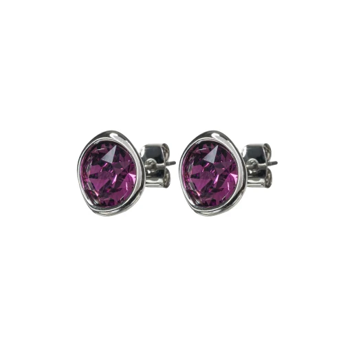 Fiore Luna Пусеты Amethyst A1909.M11 V/S