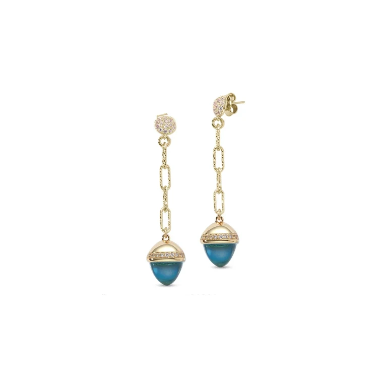 Серьги Boccadamo Caleida KOR004DM  BL/G