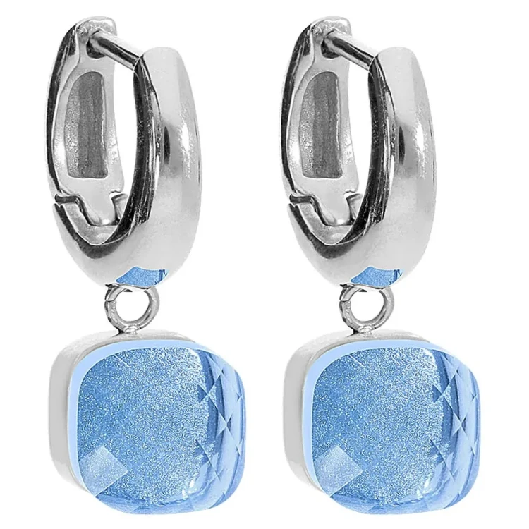 Серьги Qudo FIRENZE (S) Light Sapphire 107000/20-4715