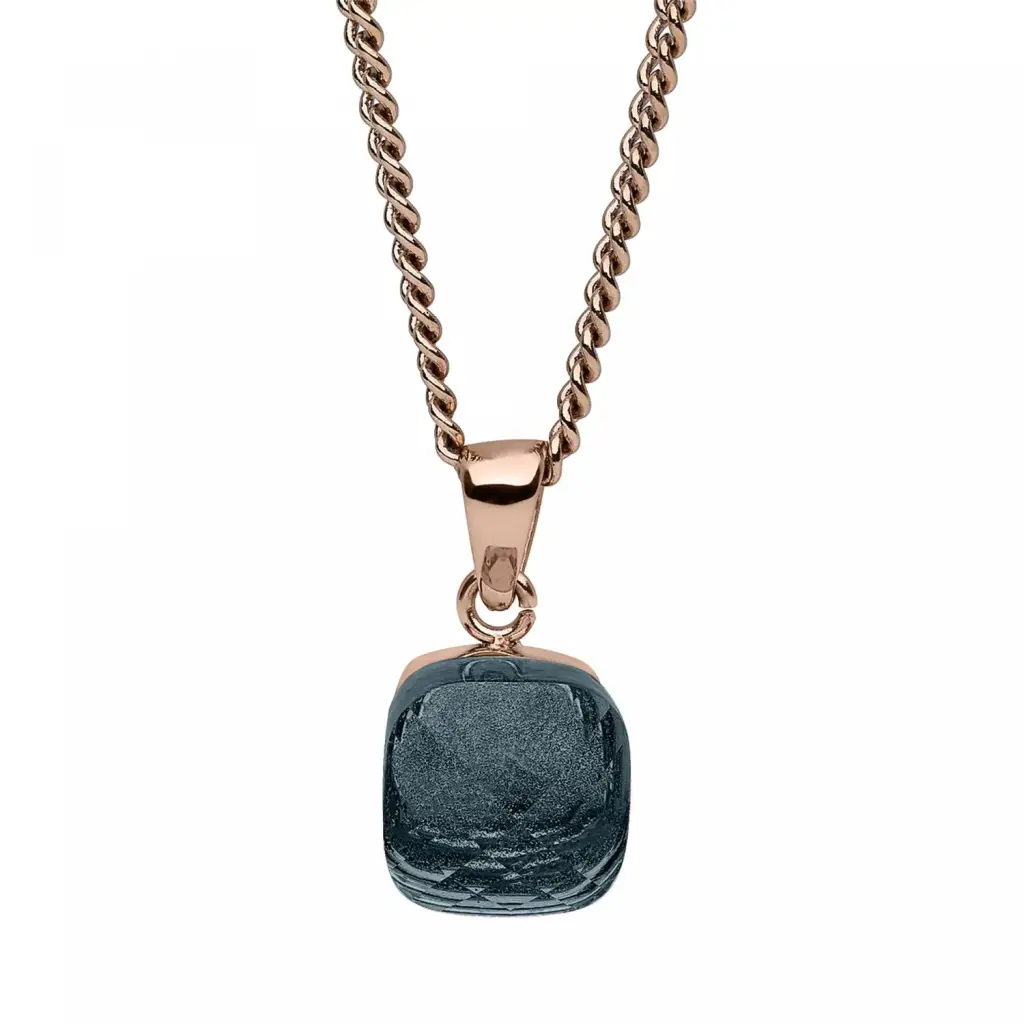 Колье Qudo Firenze london blue 400026.1 BL/RG