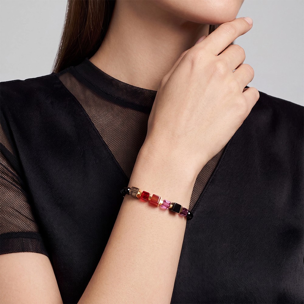 Браслет Coeur de Lion Red-Purple 3034/30-0308