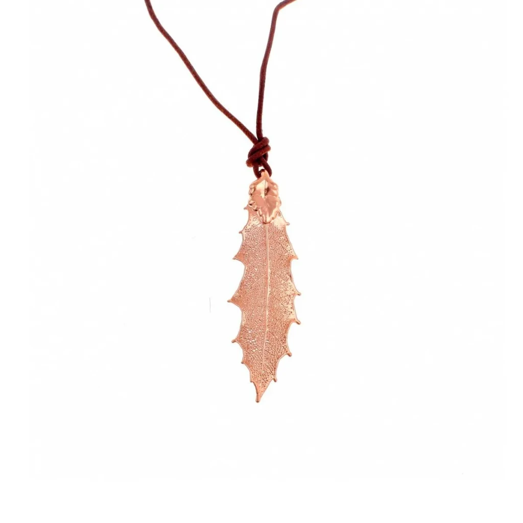 Колье Ester Bijoux Остролист LF32A-RG BR