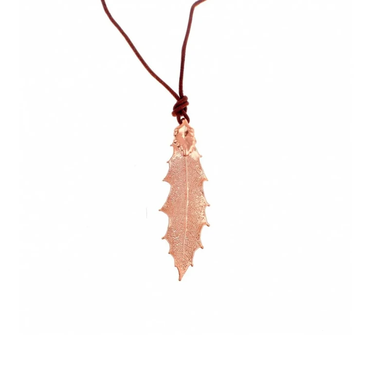 Колье Ester Bijoux Остролист LF32A-RG BR