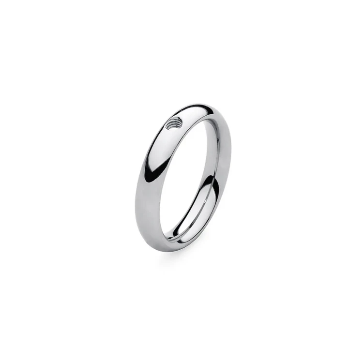 Кольцо Qudo - База Basic Small Silver 16.5 мм 627041 S