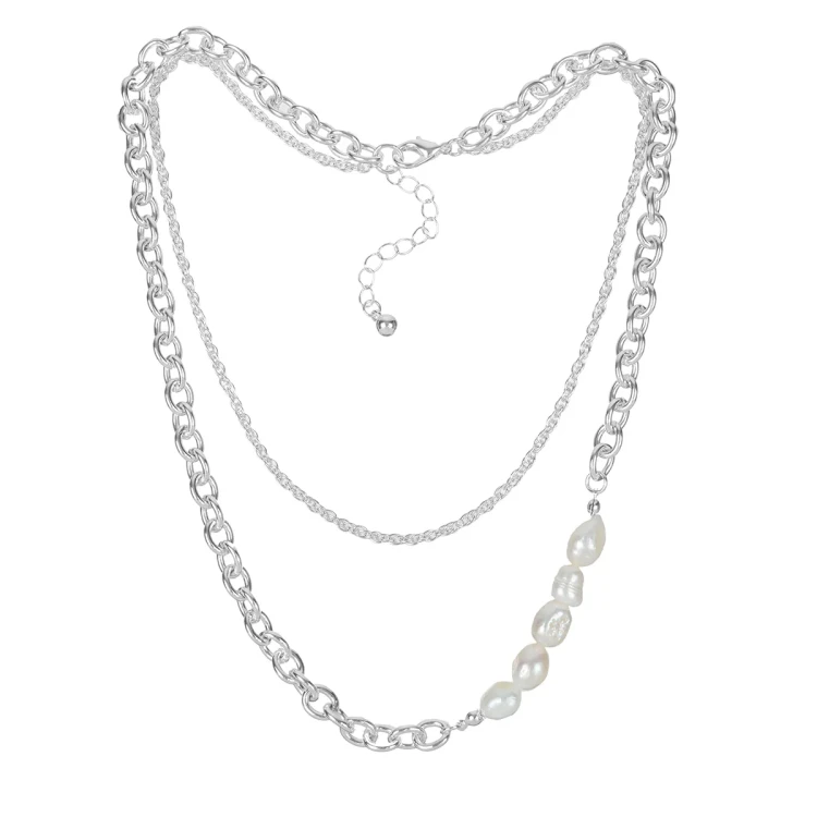 Колье Fiora Luna Bella Pearle Сarabiner BL1010/MP S