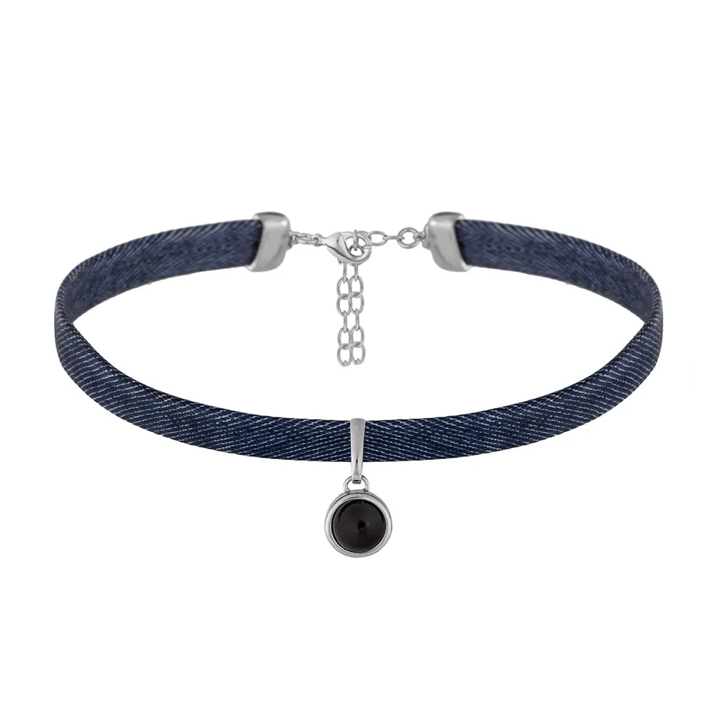 Чокер Possebon Black Agate B0113.4 BW/S