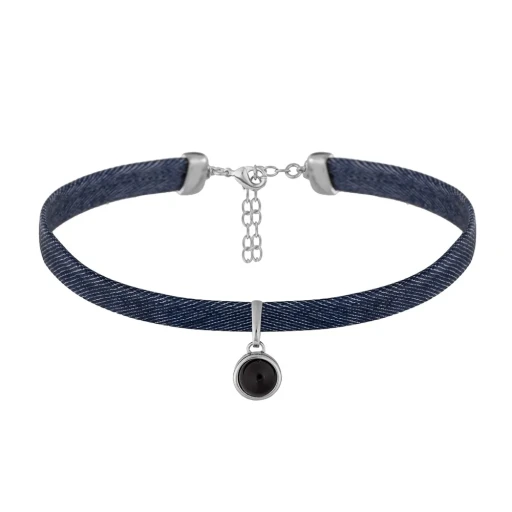 Чокер Possebon Black Agate B0113.4 BW/S