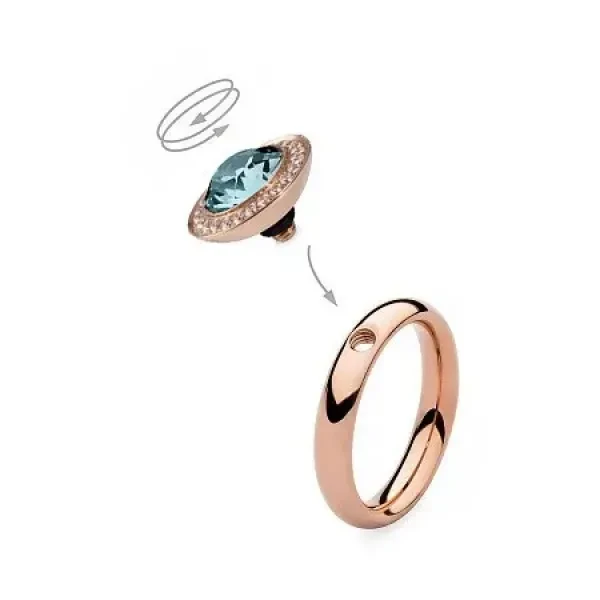 Шарм Tondo Deluxe Aquamarine 647209 BL/RG