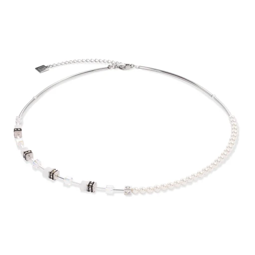 Колье Coeur de Lion White-Silver 4087/10-1417