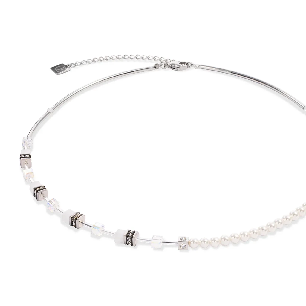 Колье Coeur de Lion White-Silver 4087/10-1417