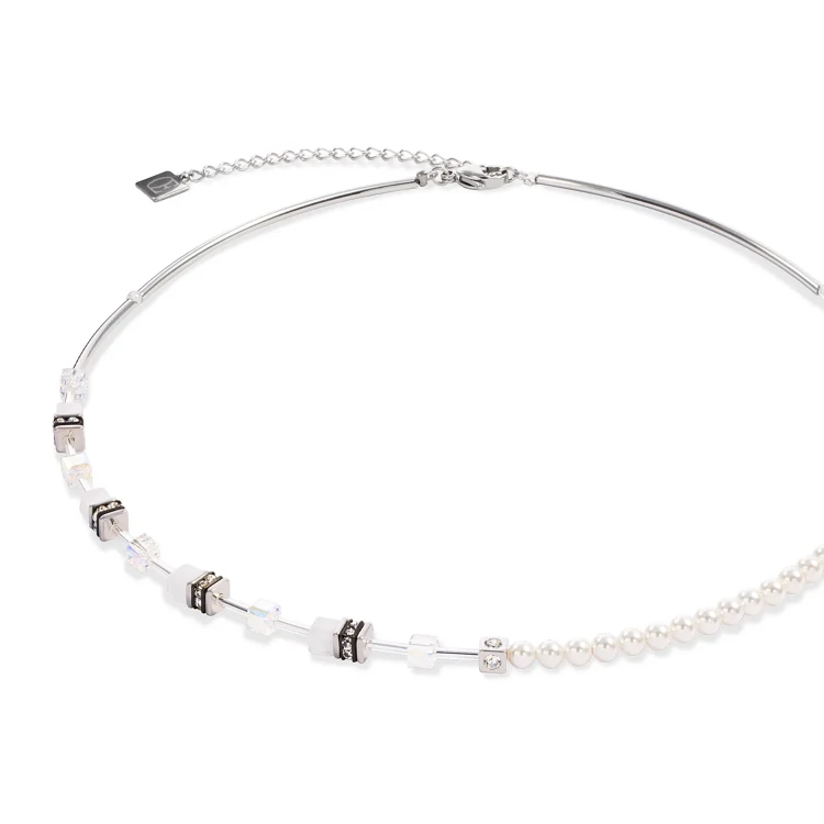 Колье Coeur de Lion White-Silver 4087/10-1417