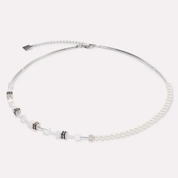 Колье Coeur de Lion White-Silver 4087/10-1417