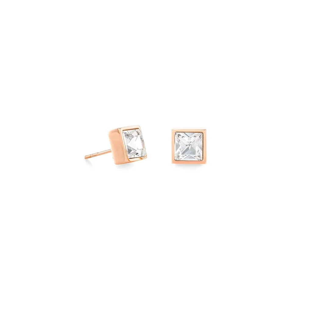 Пусеты Crystal-Rose gold 0500/21-1822