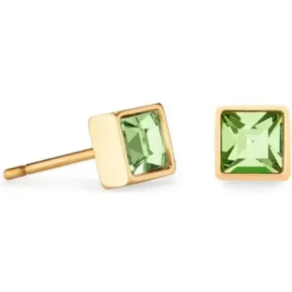 Серьги Coeur de Lion Green-Gold 0501/21-0516