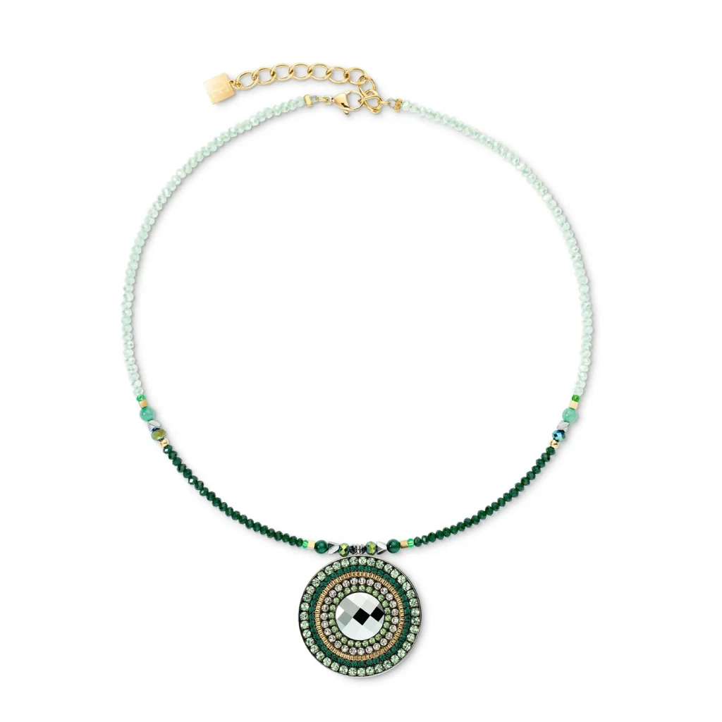 Колье Coeur de Lion Green-Gold 2035/10-0516