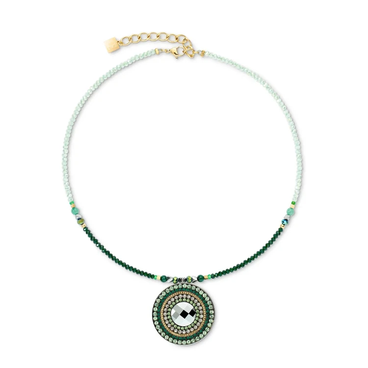 Колье Coeur de Lion Green-Gold 2035/10-0516