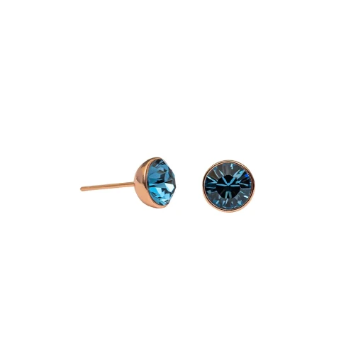 Fiore Luna Пусеты Denim Blue SWE298 DB RG