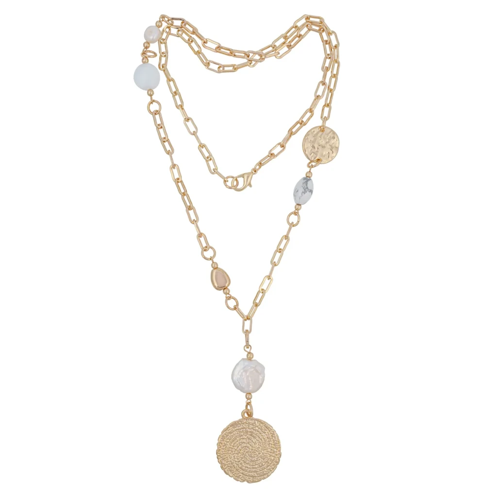 Колье Fiore Luna Perle LN5108 BW/RG