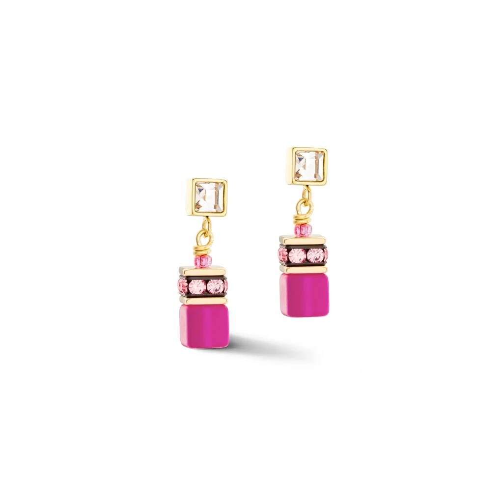 Серьги Coeur de Lion Pink-Gold 3038/21-0416