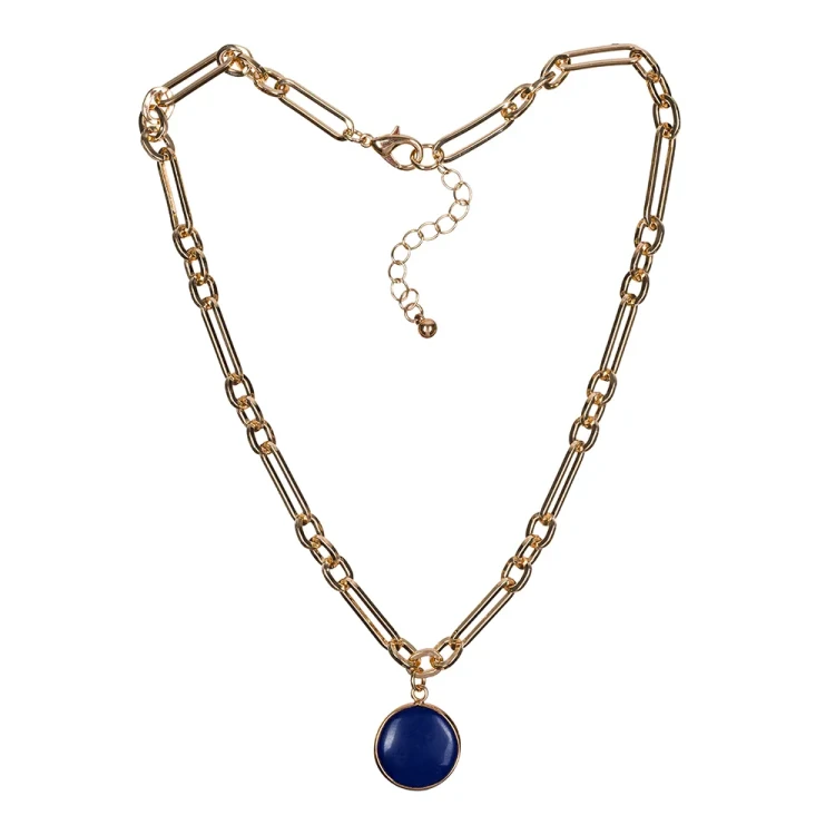 Колье Fiore Luna NATURAL LAPIS LN5151 BL/G