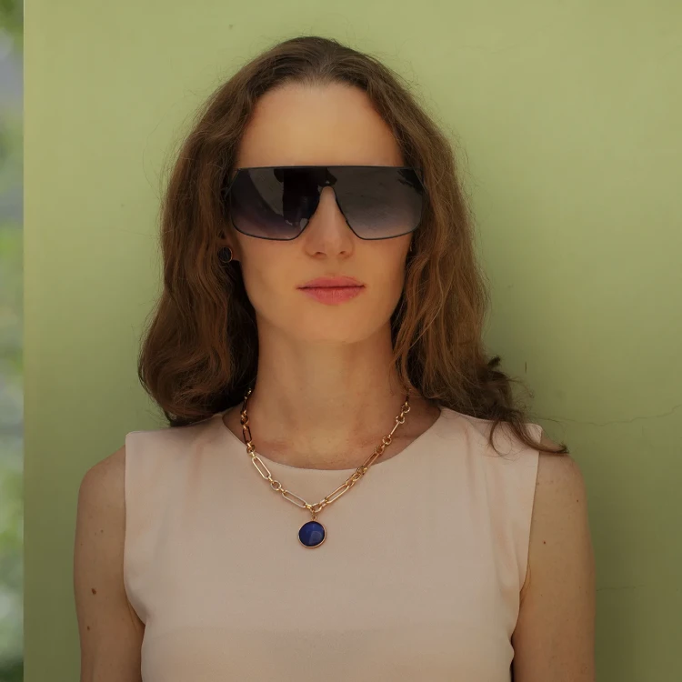 Колье Fiore Luna NATURAL LAPIS LN5151 BL/G