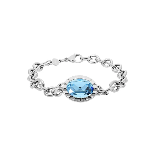 Браслет Qudo TIVOLA UNICA big (S/P) Aquamarine 189527