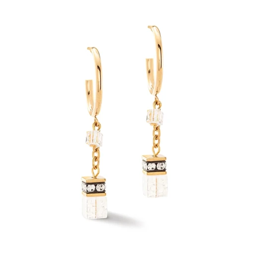 Серьги Coeur de Lion White-Gold 4523/21-1416