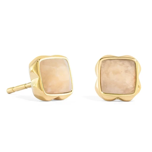 Серьги Coeur de Lion Cream jade (June) 1301/21-1424